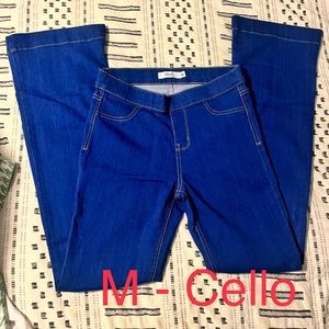 Cello pull on flare jeans